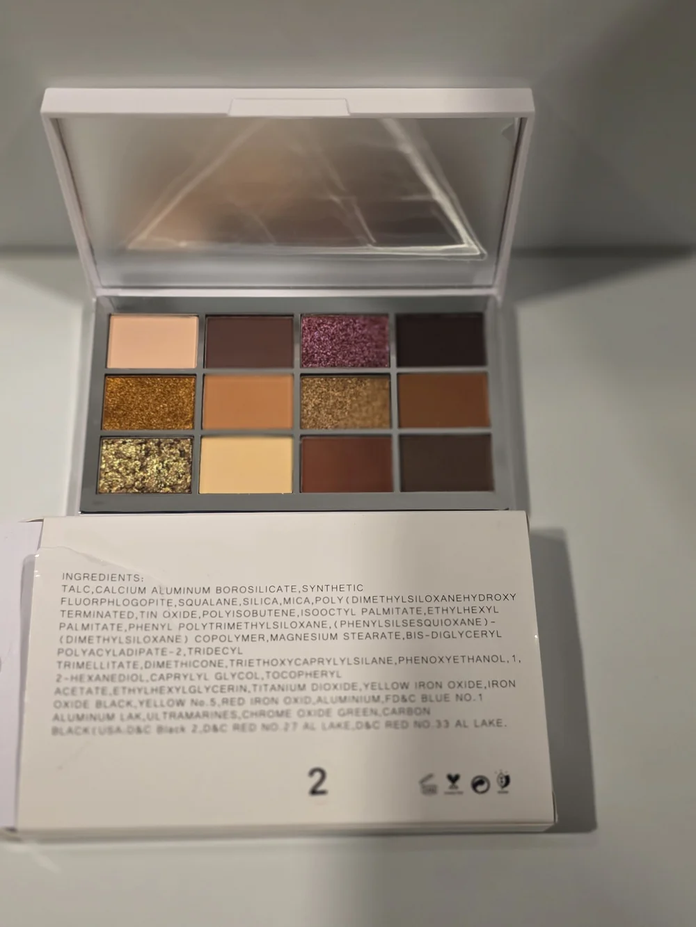 Sephora Eyeshadow Palette - Gold, Pink, Brown, Cream
